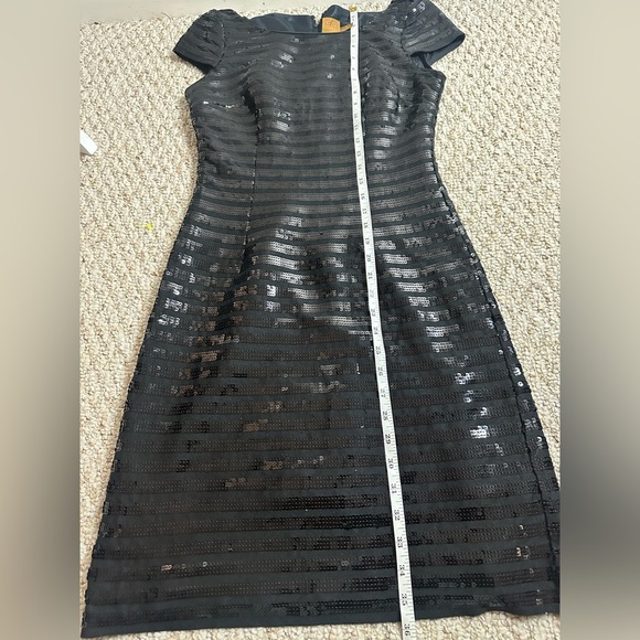 Ali Ro Black Sequin Mini Dress size 4 - Picture 4 of 7